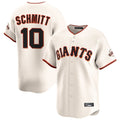 SF.Giants #10 Casey Schmitt Player Cream Home Limited Hdoa Stitched Jerseys