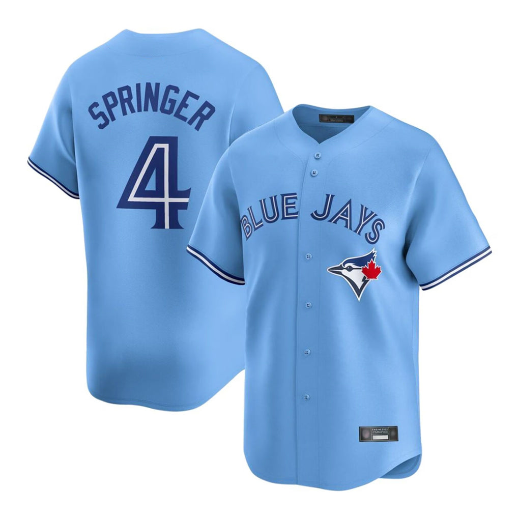 T.Blue Jays #4 George Springer Player Blue Home Game Hdoa Stitched Jerseys