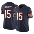C.Bears #15 Rome Odunze Player Navy Vapor F.U.S.E. Limited Home Game Hdoa Stitched Jerseys
