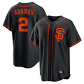 SF.Giants #2 Willy Adames Player  Black 2026 Home Game Hdoa Stitched Jerseys