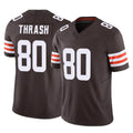 C.Browns #80 Jamari Thrash Player Brown Vapor F.U.S.E. Limited Home Game Hdoa Stitched Jerseys