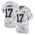 D.Cowboys #17 Brandon Aubrey Player Arctic Camo Salute to Service Limited Home Game Hdoa Stitched Jerseys