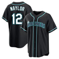 S.Mariners #12 Josh Naylor Player Black Fashion Home Limited Hdoa Stitched Jerseys