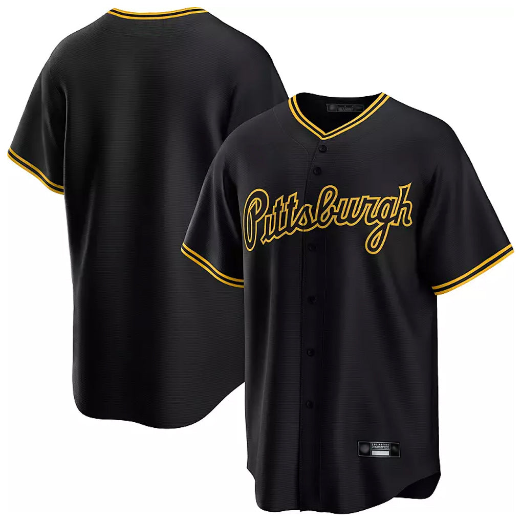 P.Pirates ## Pirates Blank Player Black Alt Home Limited Hdoa Stitched Jerseys