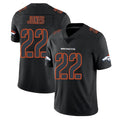 D.Broncos #22 Brandon Jones Player Black Impact Limited Game Hdoa Stitched Jerseys