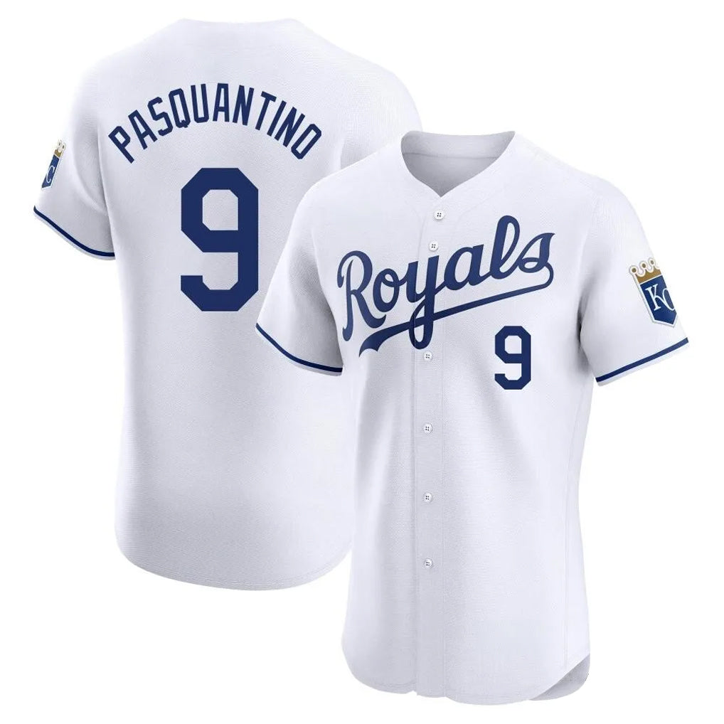 KC.Royals #9 Vinnie Pasquantino Player White Alt Limited Elite Home Hdoa Stitched Jerseys
