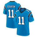 C.Panthers #11 Nic Scourton Player Blue Home Game Hdoa Stitched Jerseys