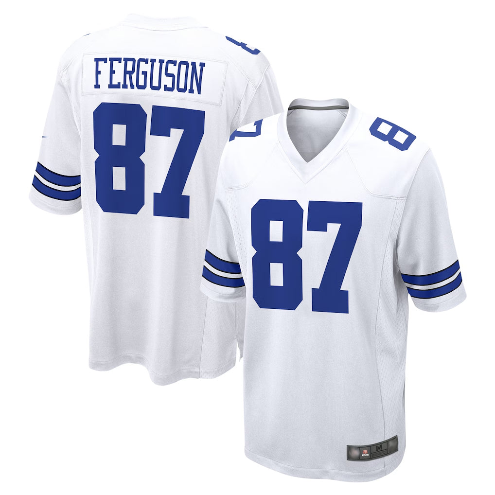 D.Cowboys #87 Jake Ferguson Player White Home Game Hdoa Stitched Jerseys