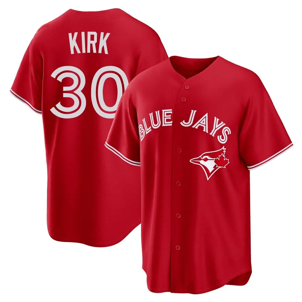 T.Blue Jays #30 Alejandro Kirk Player Red Home Game Hdoa Stitched Jerseys