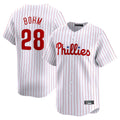 P.Phillies #28 Alec Bohm Player White Home Limited Hdoa Stitched Jerseys