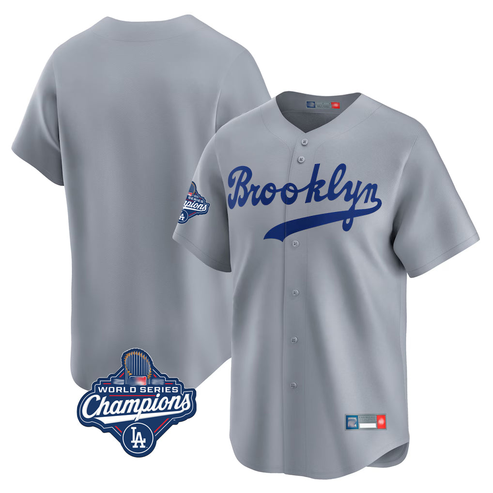 LA.Dodgers ## Dodgers Blank Player Gray Game Limited Home World Series Meet Hdoa Stitched Jerseys