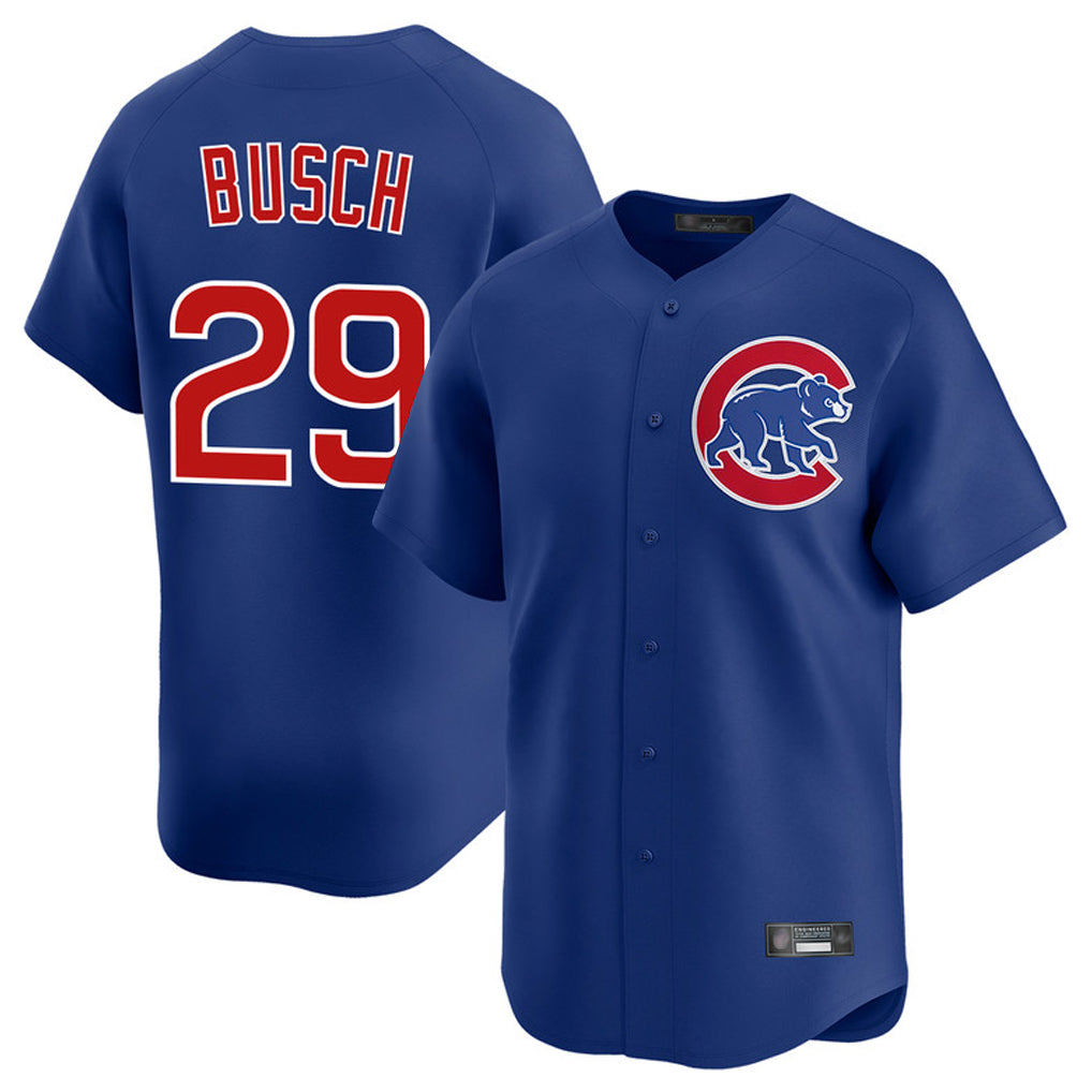 C.Cubs #29 Michael Busch Player Royal Limited Home Hdoa Stitched Jerseys