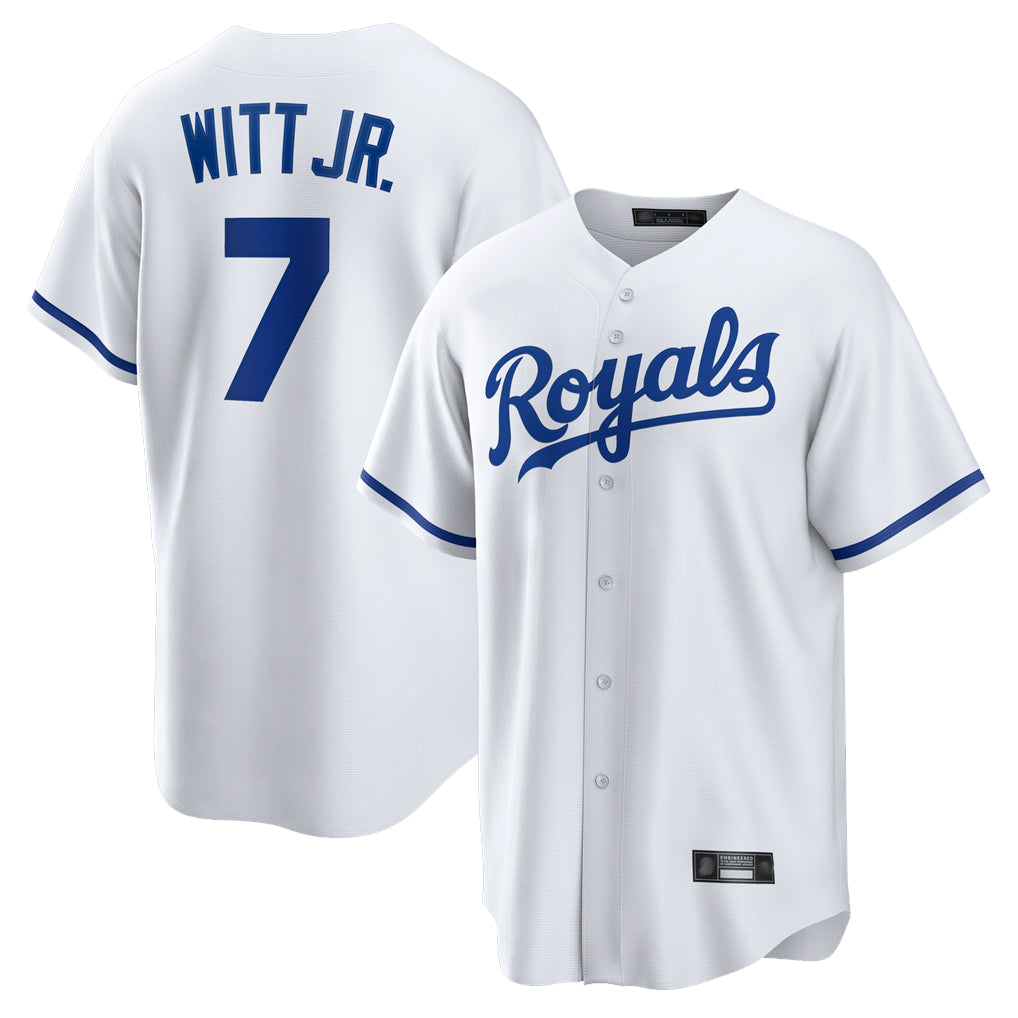 KC.Royals #7 Bobby Witt Jr. Player White Home Game Hdoa Stitched Jerseys