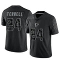 A.Falcons #24 A.J. Terrell Jr. Player Black RFLCTV Limited Hdoa Stitched Jerseys