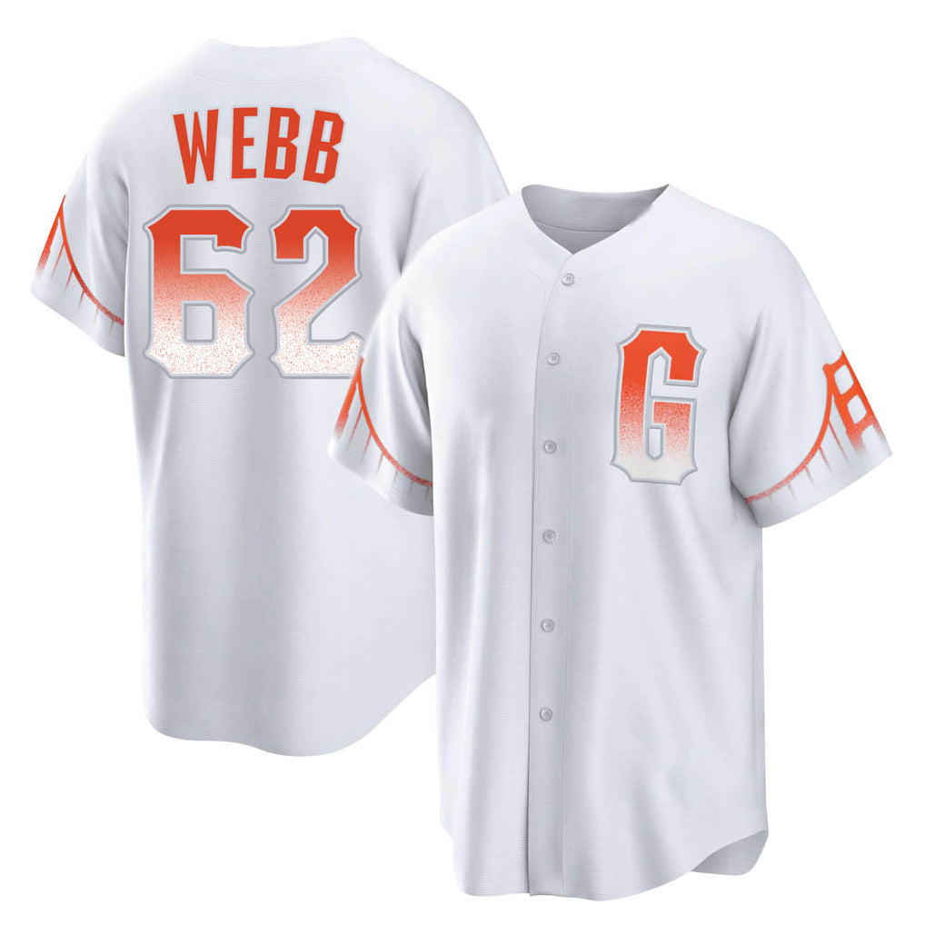 SF.Giants #62 Logan Webb Player White City Connect Home Game Hdoa Stitched Jerseys