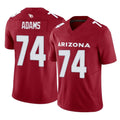 A.Cardinals #74 Isaiah Adams Player Cardinal Vapor F.U.S.E. Limited Home Game Hdoa Stitched Jerseys