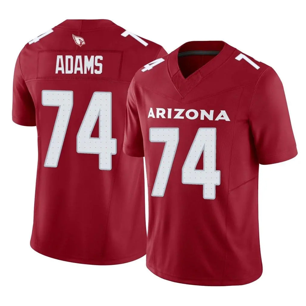 A.Cardinals #74 Isaiah Adams Player Cardinal Vapor F.U.S.E. Limited Home Game Hdoa Stitched Jerseys