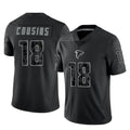 A.Falcons #18 Kirk Cousins Player Black RFLCTV Limited Hdoa Stitched Jerseys