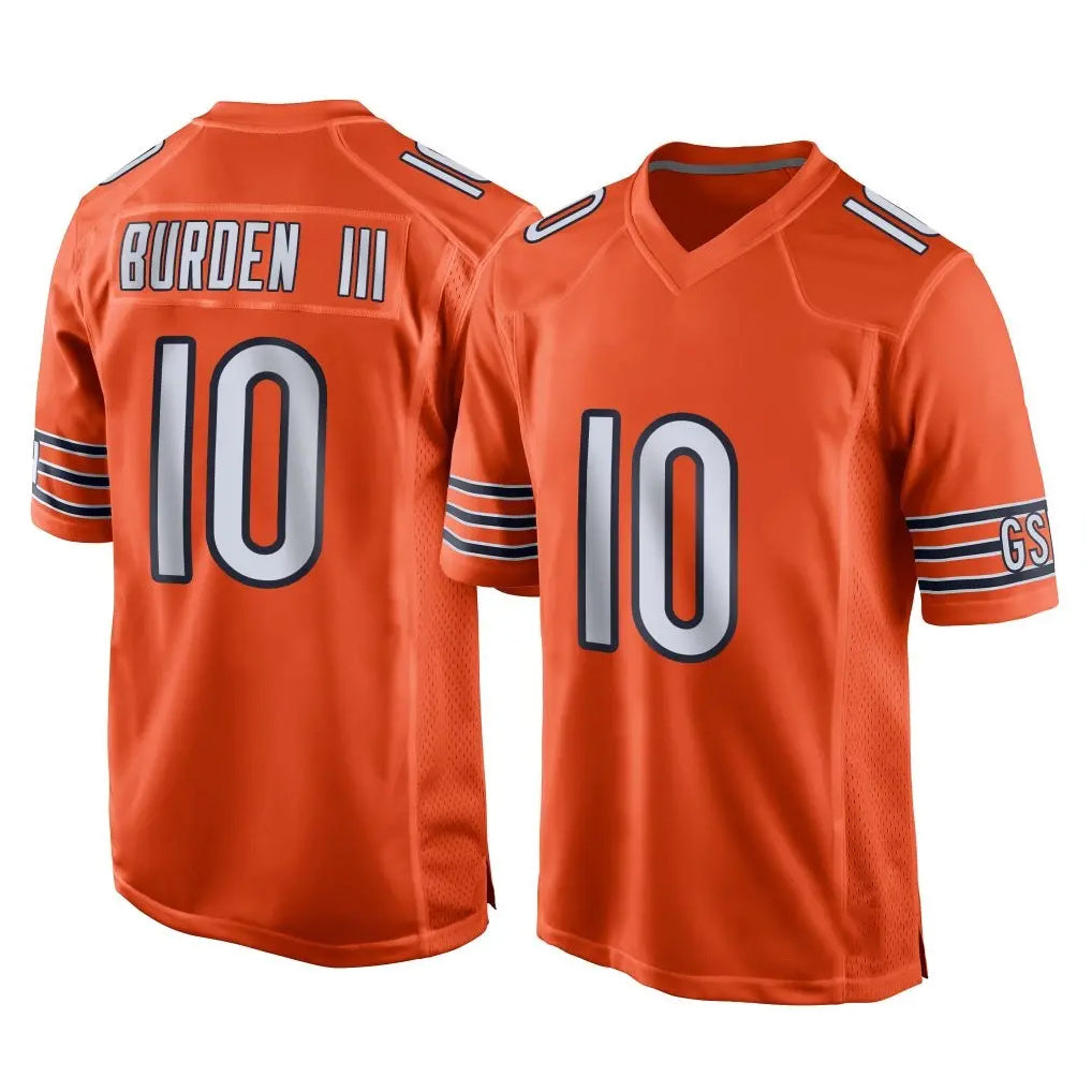 C.Bears #10 Luther Burden III Player Orange Home Game Hdoa Stitched Jerseys