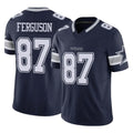 D.Cowboys #87 Jake Ferguson Player Navy Limited Vapor F.U.S.E. Home Game Hdoa Stitched Jerseys