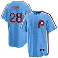 P.Phillies #28 Alec Bohm Player Light Blue Home Game Hdoa Stitched Jerseys