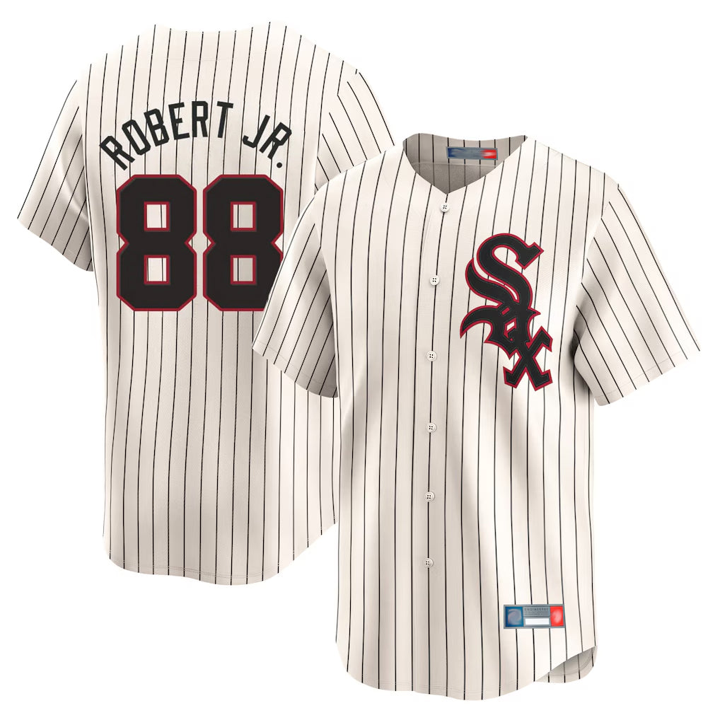 C.White Sox #88 Luis Robert Jr Player Cream Cooperstown Collection Limited Home Hdoa Stitched Jerseys