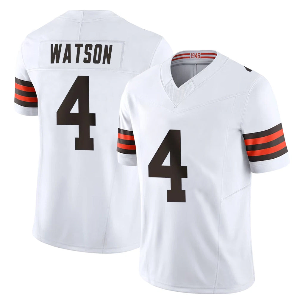 C.Browns #4 Deshaun Watson Player White Vapor F.U.S.E. Limited Home Game Hdoa Stitched Jerseys