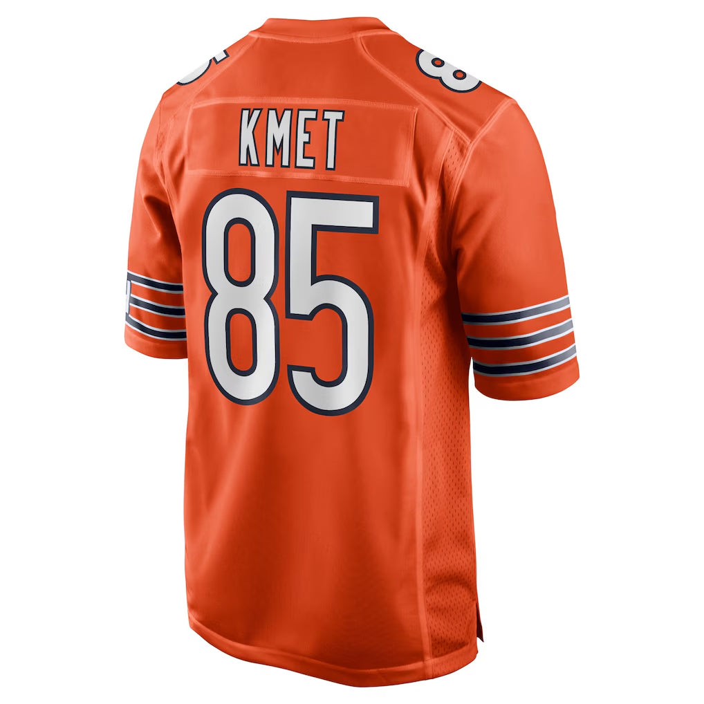 C.Bears #85 Cole Kmet Player Orange Home Game Hdoa Stitched Jerseys