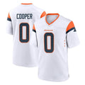 D.Broncos #0 Jonathon Cooper Player White Home Game Hdoa Stitched Jerseys