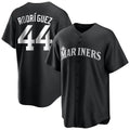 S.Mariners #44 Julio Rodr¨ªguez Player Black Home Limited Hdoa Stitched Jerseys