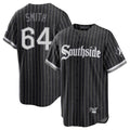 C.White Sox #64 Shane Smith Player Black City Connect Home Game Hdoa Stitched Jerseys