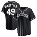 C.Rockies #49 Antonio Senzatela Player Black Fashion Out Home Game Hdoa Stitched Jerseys