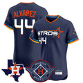 H.Astros #44 Yordan Alvarez Player Navy City Connect Texas Patch Vapor Premier Limited Elite Home Hdoa Stitched Jerseys