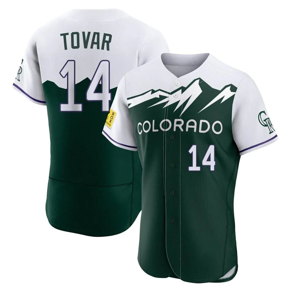 C.Rockies #14 Ezequiel Tovar Player Green City Connect Limited Elite Home Hdoa Stitched Jerseys