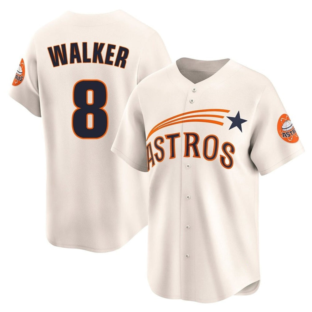 H.Astros #8 Christian Walker Player Cream Throwback Cooperstown Collection Limited Hdoa Stitched Jerseys