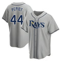 T.Bay Rays #44 Ryan Pepiot Player Gray Home Game Hdoa Stitched Jerseys