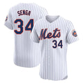 NY.Mets #34 Kodai Senga Player White Home Limited Elite Hdoa Stitched Jerseys
