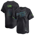 T.Bay Rays #8 Brandon Lowe Player Black City Connect Home Limited Hdoa Stitched Jerseys