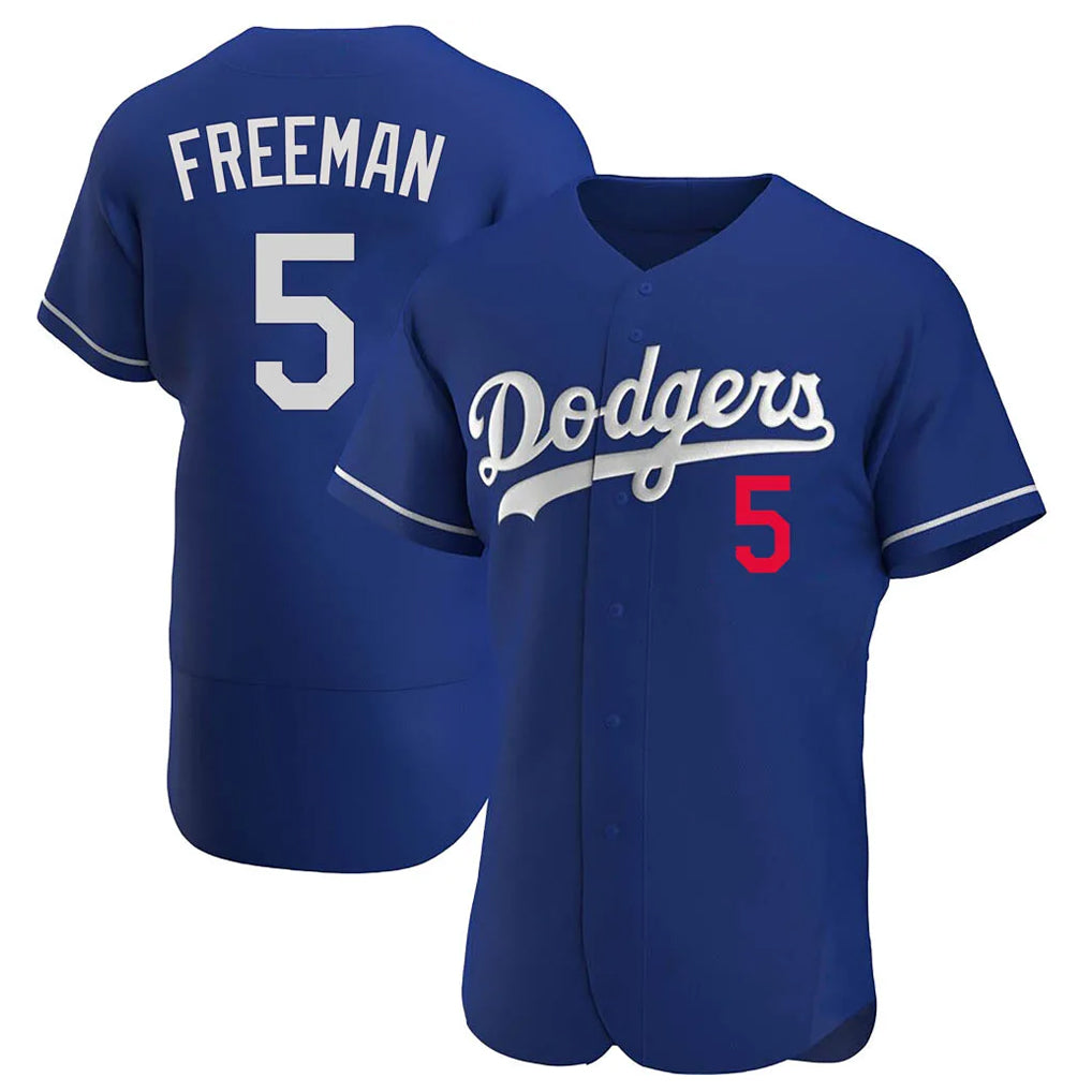 LA.Dodgers #5 Freddie Freeman Player Royal Limited Elite Home Hdoa Stitched Jerseys