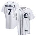 D.Tigers #7 Kevin McGonigle Player White Home Game Hdoa Stitched Jerseys