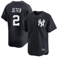 NY.Yankees #2 Derek Jeter Player Navy Limited Home Hdoa Stitched Jerseys