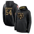C.Bears #54 Brian Urlacher Player Black Salute to Service Pullover Hoodies Limited Hdoa Stitched Jerseys