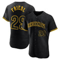 C.Reds #29 TJ Friedl Player Black Snake Skin City Limited Elite Home Hdoa Stitched Jerseys