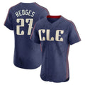 C.Guardians #27 Austin Hedges Player Navy City Connect Limited Elite Home Hdoa Stitched Jerseys