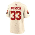 A.Cardinals #33 Trey Benson Player Cream Rivalries Collection Game Hdoa Stitched Jerseys