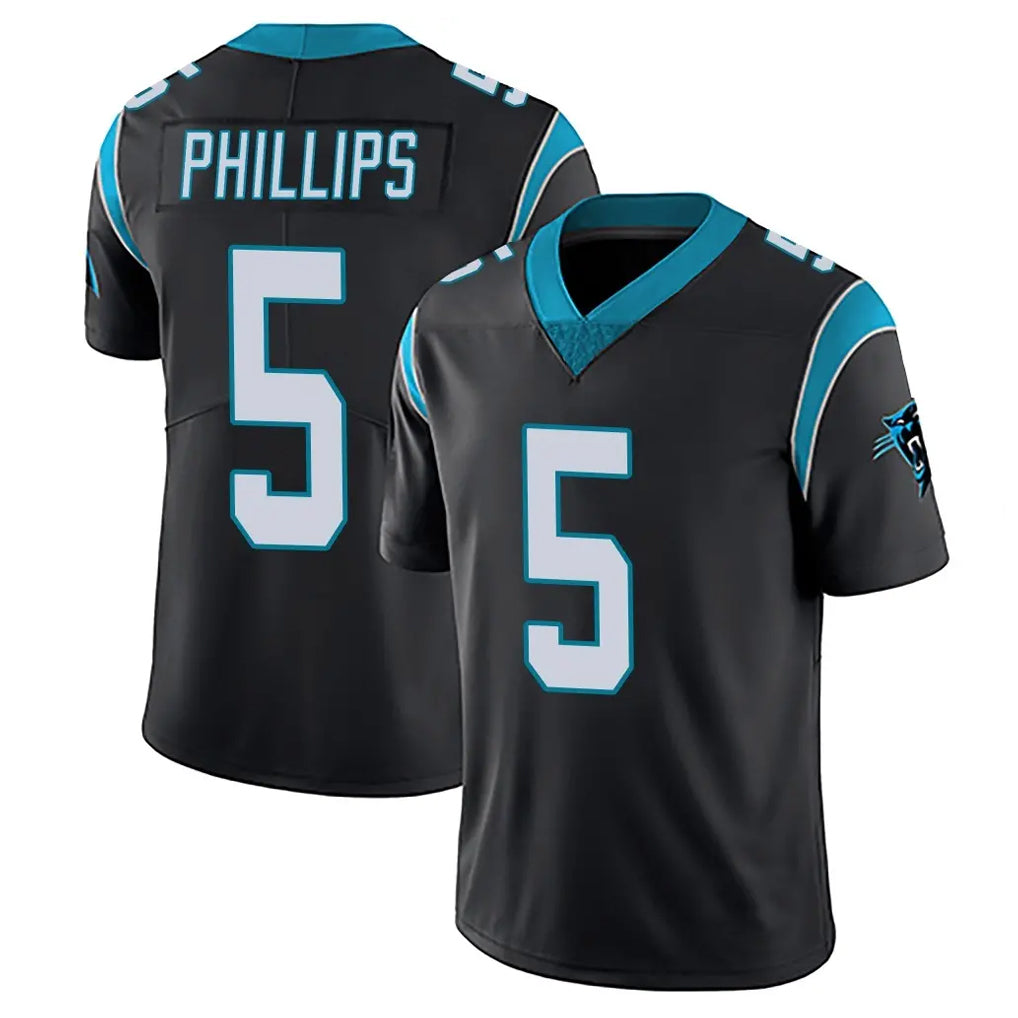 C.Panthers #5 Jaelan Phillips Player Black Vapor Untouchable Limited Game Hdoa Stitched Jerseys