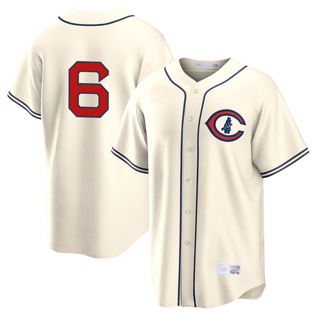C.Cubs #6 Matt Shaw Player Cream Field of Dreams Home Game Hdoa Stitched Jerseys