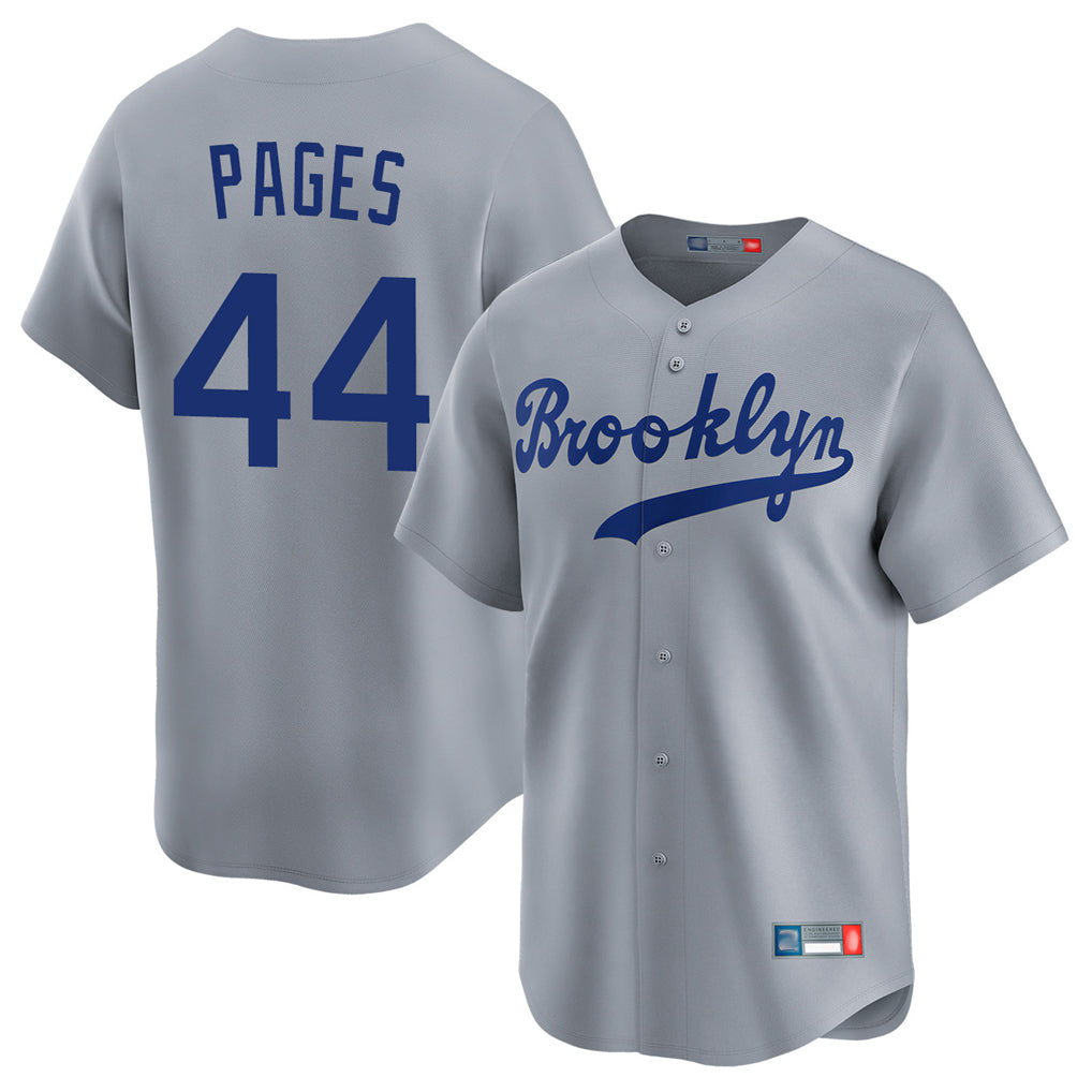 LA.Dodgers #44 Andy Pages Player Gray Game Limited Home Hdoa Stitched Jerseys