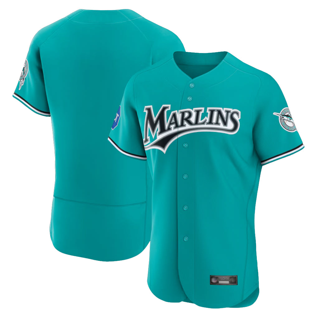M.Marlins ## Marlins Blank Player Teal Mitchell & Ness Cooperstown Collection Limited Elite Hdoa Stitched Jerseys