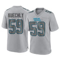 C.Panthers #59 Luke Kuechly Player Gray Atmosphere Fashion Game Hdoa Stitched Jerseys